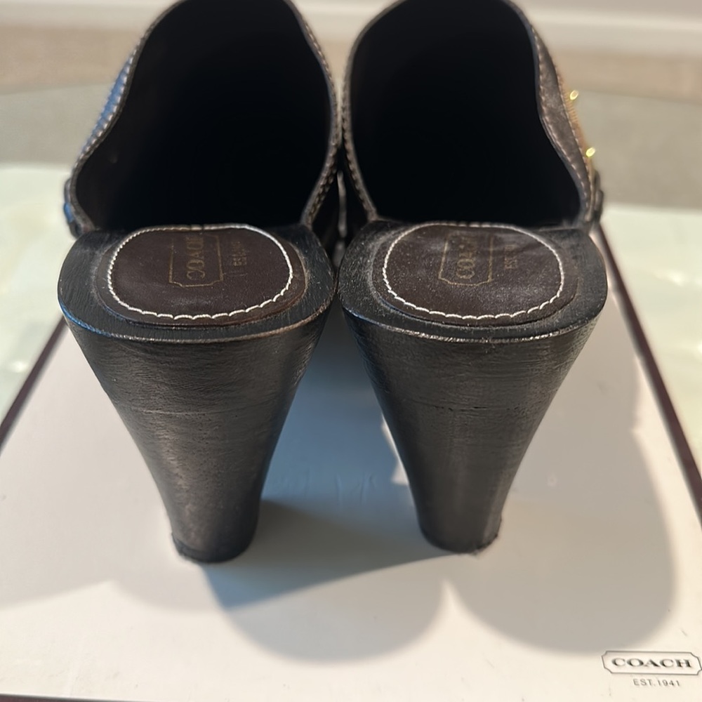 Preowned Authentic Coach mules - Picture 5 of 11